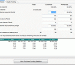 Equity Funding Screen